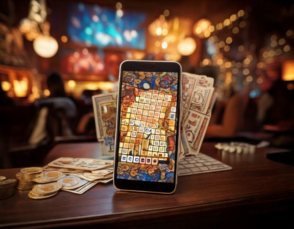 Cartelas de bingo online sendo marcadas em tempo real durante um jogo ao vivo