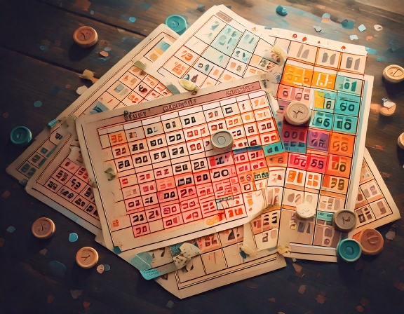 Cartelas de bingo e cálculos de probabilidade para aumentar chances de ganhar
